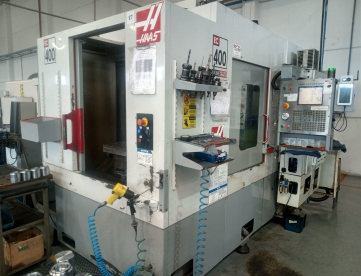 Foto: CENTRO DE USINAGEM VERTICAL - DUPLO PALLET - HAAS - EC-400 - PALLETS 400 x400 MM