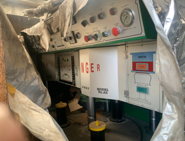 Foto: MÁQUINA PARA FABRICAR PANELA DE INDUÇÃO MOD.DMHF MODELO NO.A3 - SEM USO