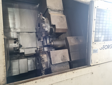 Foto: CENTRO DE TORNEAMENTO CNC GEORG FISCHER -NDM-16 -250 X 800 MM-IDEAL PRA EIXOS - ANO 1991