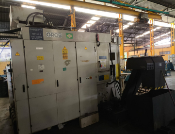 Foto: CENTRO DE USINAGEM HORIZONTAL GROB G300 - 3 EIXOS - 600MM X 770MM X 810MM - ANO 2009