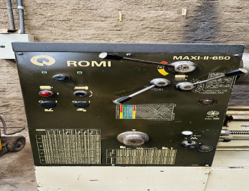 Foto: TORNO MECÃNICO ROMI MAXI II 650 - 650MM X 2200MM