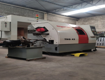 Foto: TORNO AUTOMÁTICO CNC ERGOMAT TNG42 - MAQUINA MUITO NOVA -ANO 2008