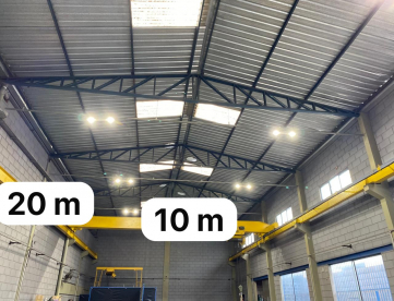 Foto: PONTE ROLANTE - VÃO 10 METROS X 20MTS DE TRILHOS - 5 TONS