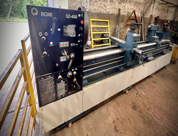 Foto: TORNO MECÂNICO - ROMI - SD40B - 800 x 4000 MM - 1100 MM NA CAVA