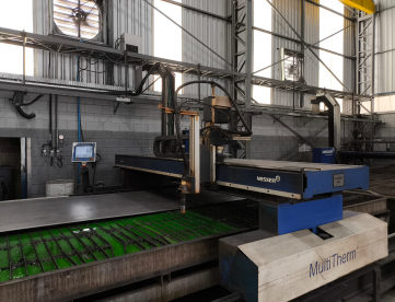 Foto: CORTE A PLASMA CNC MESSER 3000MM X 12000MM - FONTE HYPERTHERM HPR400XD