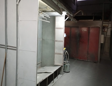 Foto: CABINE DE PINTURA ELETROSTÁTICA NAVETHERM - ANO 2015 - CABINE E ESTUFA 3000 MM