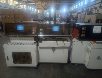 Foto: MÁQUINA DE SELAGEM E CORTE TIPO "L" AUTOMÁTICA MOD. FL-5545TBD ANO 2010