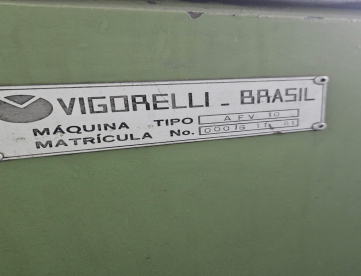 Foto: RETIFICA AFIADORA UNIVERSAL DE FERRAMENTAS VIGORELLI AFV 10 -ANO 1981