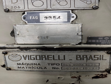Foto: RETIFICA CILINDRICA VIGORELLI RUV400 - 400MM X 1520MM