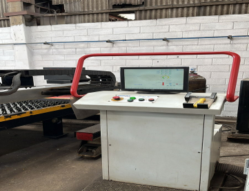 Foto: MÁQUINA DE CORTE PLASMA CNC ALTA DEFINIÇÃO - OXIPIRA - SHAPERUNNER - HPR260XD - MESA 1500X6000 MM