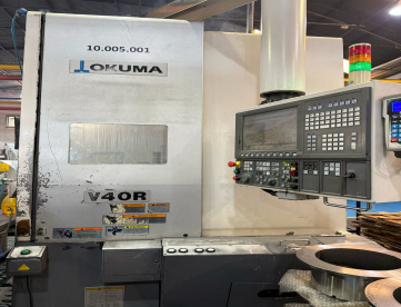 Foto: TORNO VERTICAL CNC - OKUMA - V40R - ANO 2008 - PLACA 18" - USINÁVEL 400 MM