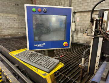 Foto: MÁQUINA DE CORTE PLASMA CNC - MESSER - TERRABLADE 4.0 - MESA 6.900 x 3000 MM - FONTE POWERMAX 105