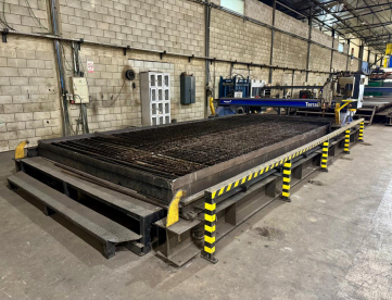 Foto: MÁQUINA DE CORTE PLASMA CNC - MESSER - TERRABLADE 4.0 - MESA 6.900 x 3000 MM - FONTE POWERMAX 105