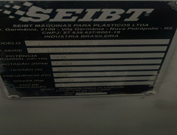 Foto: MOINHO SEIBT MGHS 510A 40HP BOCA 515X300MM ANO 1998
