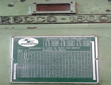 Foto: FURADEIRA RADIAL ROCCO - 1600 R50 - 1000 X 700 X 565MM