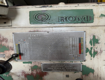 Foto: TORNO MECÂNICO - ROMI - MKD - 1.800 x 8.000 MM - COM DIGITAL