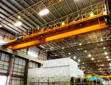 PONTE ROLANTE - TORQUE - VÃO 28,40 MTS X 30 TONS + AUXILIAR 10 TONS - CLASSE D