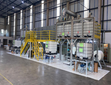 APLICADORA DE RESINA BARREIRA SOBRE PAPEL - COATER - EM OPERAÇÃO - MONTADA EM  2025