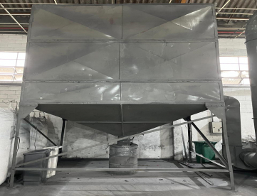 EXAUSTOR CENTRIFUGO COLETOR DE PÓ - MOD. EC 400/II - COMPLETO C/ MOTOR E TUBULAÇÃO