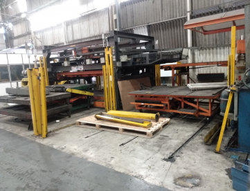 Foto: LINHA DESBOBINADOR E ENDIREITADEIRA DE CHAPAS - 1500MM X 2MM - COM NR12 -BOBINAS ATÉ 18 TONS -SCHULLER