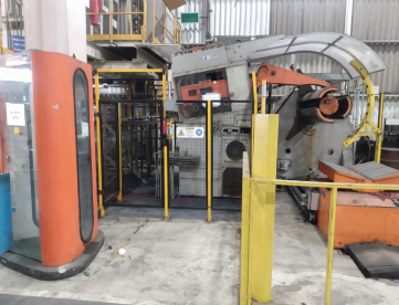 Foto: LINHA DESBOBINADOR E ENDIREITADEIRA DE CHAPAS - 1500MM X 2MM - COM NR12 -BOBINAS ATÉ 18 TONS -SCHULLER