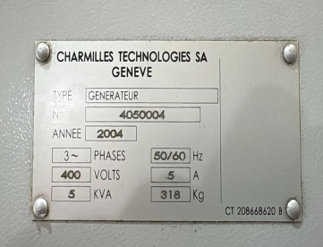 Foto: ELETROEROSÃO PENETREÇÃO CNC - CHARMILLES - ROBOFORM 23 - ANO 2024