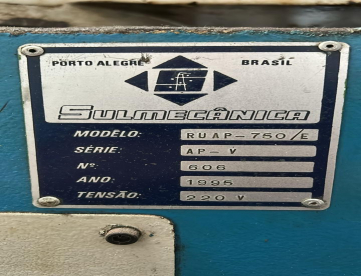 Foto: RETÍFICA CILÍNDRICA - SULMECÂNICA - 300 x 750 MM - ANO 1995