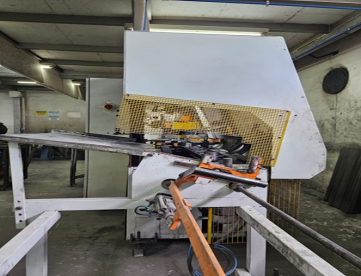 Foto: LINHA DE CORTE AUTOMÁTICA OMP - MODELO EUROMATIC 370 CNP - ANO 2015 - RETROFIT EM 2020 - COM NR12