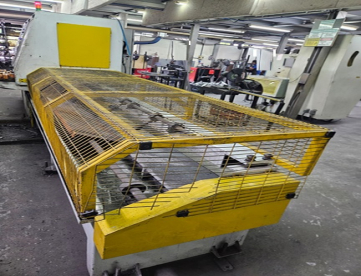 Foto: LINHA DE CORTE AUTOMÁTICA OMP - MODELO EUROMATIC 370 CNP - ANO 2015 - RETROFIT EM 2020 - COM NR12