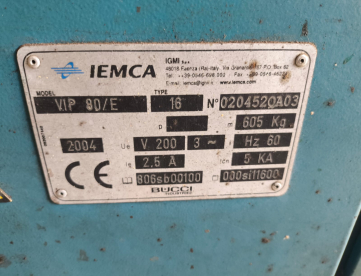 Foto: ALIMENTADOR DE BARRAS - IEMCA - VIP 80E - 1000MM