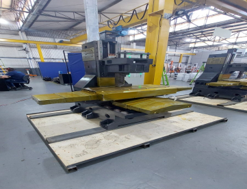 Foto: Estrutura mecânica fresadora CNC