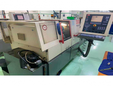 Foto: TORNO CNC AUTOMÁTICO DE CABEÇOTE MÓVEL - TRAUB - TNL12/7 - ANO 1998