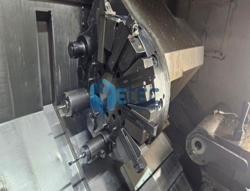 Foto: CENTRO DE TORNEAMENTO CNC COM FERRAMENTA ACIONADA - ROMI - GL280M - ANO 2010 - COMANDO FANUC