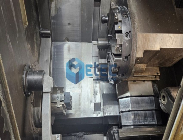 Foto: CENTRO DE TORNEAMENTO CNC COM FERRAMENTA ACIONADA - ROMI - GL280M - ANO 2010 - COMANDO FANUC