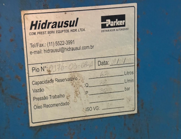 Foto: UNIDADE HIDRÁULICA HIDRAUSUL