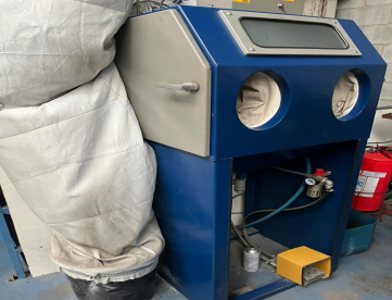 CABINE DE JATO DE AREIA