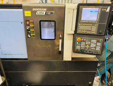 TORNO CNC - DOOSAN - LYNX 2100 - ANO 2019 - COMANDO FANUC 0i-TF
