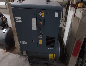 Foto: COMPRESSOR DE PARAFUSO ATLAS COPCO -15 CV - GX11 FF -TODO REVISADO - ANO 2014
