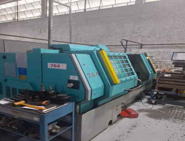 CENTRO DE TORNEAMENTO - INDEX - GU600   - 600 x 280 MM - COMANDO FANUC -ANO 2007