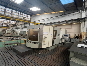 CENTRO DE USINAGEM HORIZONTAL - DUPLO PALLET - DECKEL MAHO - DMC 60H - ANO 2000 - 600 x 560 x 560 MM