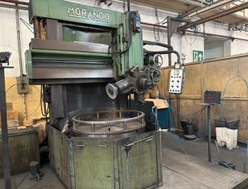 TORNO VERTICAL CNC - MORANDO - KL 14 - 1400 X 1000 - COMANDO SIMENS                      