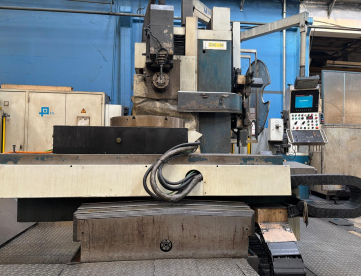 Foto: MANDRILHADORA HORIZONTAL DE GRANDE PORTE CNC - MACCHINA - ISO 50 - FA 160 - COM MAGAZINE DE 24 FERRAMENTAS - ANO 1995 - FUSO 160 