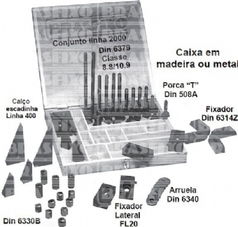 Foto: KITS DE FIXAÇÃO EM CAIXA DE METAL