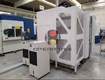 Foto: CENTRO DE USINAGEM VERTICAL 5 EIXOS - BARON MAX - HMU 76 - ANO 2014 - com 20.000 RPM - 550 x 650 x 420 MM