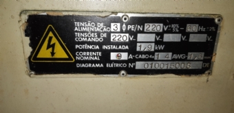 Foto: TORNO MECÂNICO NARDINI TT 125 -S 500 BARRAMENTO