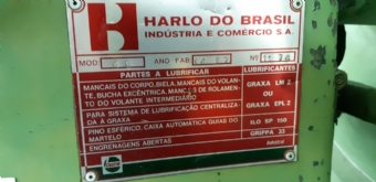 Foto: PRENSA EXCÊNTRICA DE COLUNA HARLO 40 TONELADAS