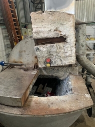 Foto: FORNO TIPO BARRIL D J FORNOS -1000 KG  PARA ALUMINIO -A GAS