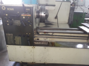 Foto: TORNO MECÃNICO ROMI  S30 B - BARRAMENTO 3 MTS