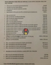 Foto: PRENSA HIDRAULICA SCHULER DE TRIPLO EFEITO 1600 TONS